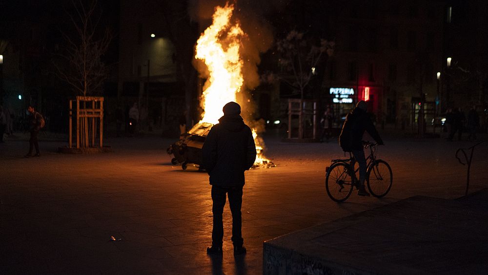 Check out photos of protests in France against raising retirement age