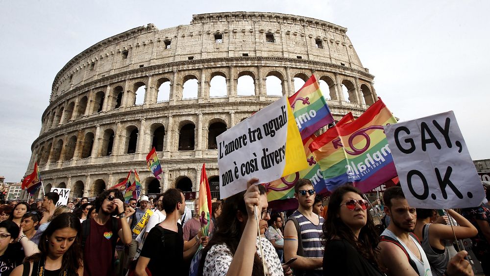 Italy’s LGBTQ+ community decries government’s attacks on same-sex parental rights