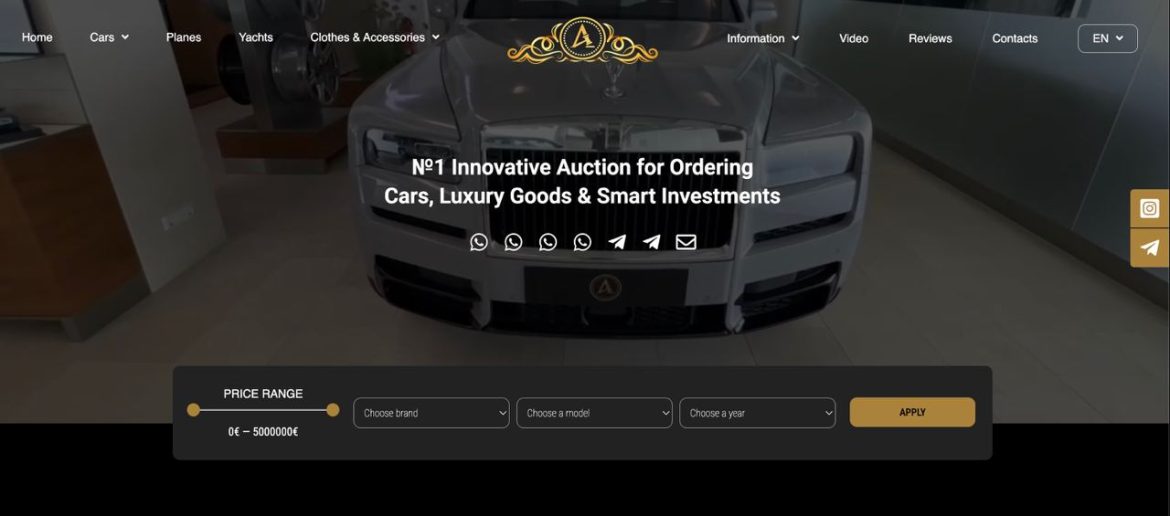 №1 Innovative Auction: A New Standard in Cars,